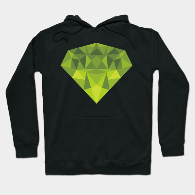 Diamond Green Hoodie by Hastag Pos